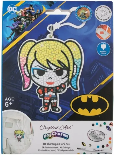 Pandantiv de geantă cu diamant Craft Buddy - Harley Quinn