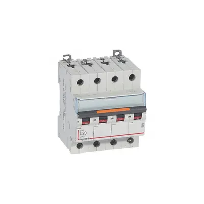 Siguranta automata MCB - DX³ - 25 kA - 4P 400 V~ - 20 A - C curba