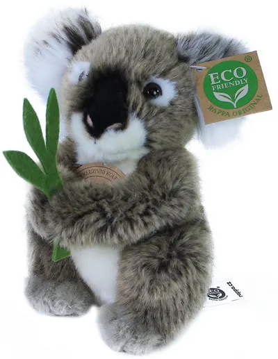 Jucărie de pluș Rappa Eco Friends - Koala cu plantă, 15 cm