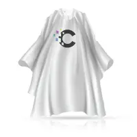 Pelerina guler neopren - coafor/frizerie CRODI - Alba - C