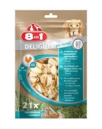 8IN1 Recompensă Dental Delights Bones XS 21 pcs.