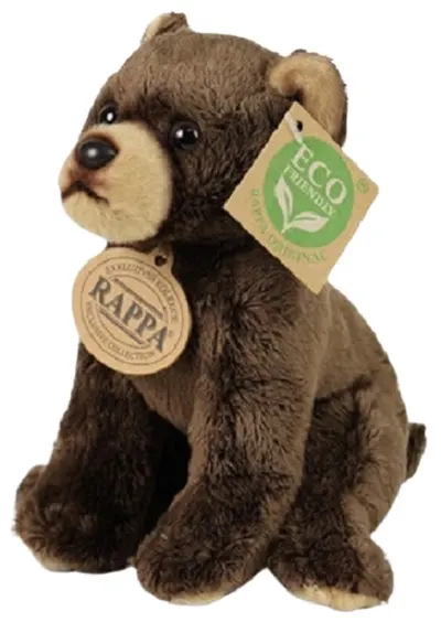 Jucărie de pluș Rappa Eco Friends - Ursuleț, 15 cm