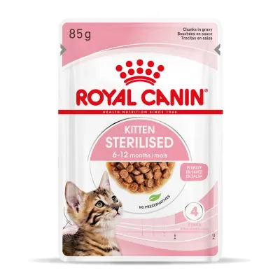 Royal Canin Kitten Sterilised hrana umeda pisica sterilizata junior (in sos), 85g