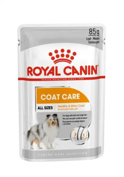 Set 12 buc x 85 gr Hrana umeda pentru caini Royal Canin Coat Care