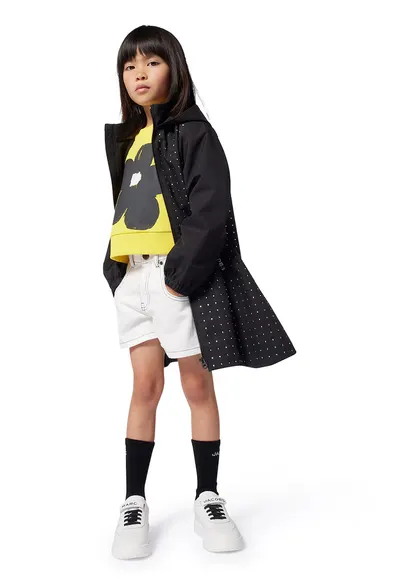 Bluza de treninh cu imprimeu floral - Negru/Galben pai