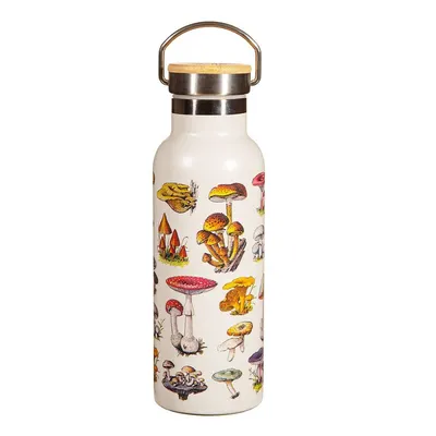 Sticlă pentru copii crem din oțel inoxidabil 500 ml Vintage Mushroom - Sass & Belle