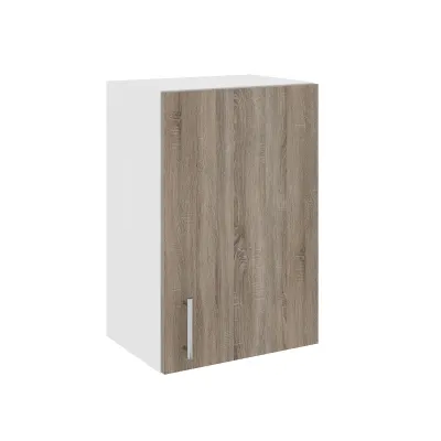Corp Superior Karo, 1 Usa, Stejar Sonoma Inchis/Alb, 40 x 30 x 60 cm