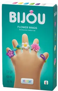 Trusă de modelat argilă Hey Clay -Bijuterii, flori