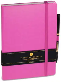 Agenda cu coperti tari Victoria's Journals A5, roz