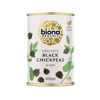 Naut negru la conserva bio 400g Biona