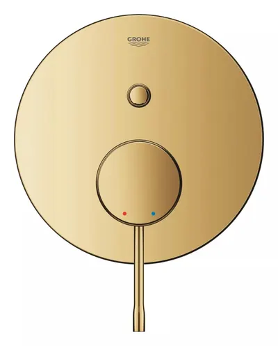 Unitate comanda dus Grohe Essence 24167GL1, aparenta, 2 iesiri, diverter, necesita valva, Auriu lucios