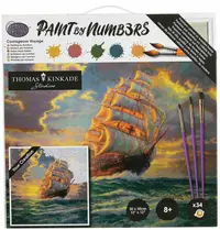 Set pictură pe numere Craft Buddy - Călătorie curajoasă