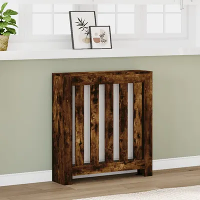 Gossi masca pentru calorifer stejar fumuriu 78x20x82cm lemn prelucrat