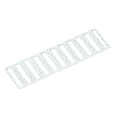 WMB marking card; as card; MARKED; 101, 101, 101, 102, ..., 130, 130, 130 (1x); stretchable 5 - 5.2 mm; Vertical marking; snap-on type; white