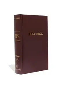 KJV, Pew Bible, Large Print, Hardcover, Burgundy, Red Letter Edition
