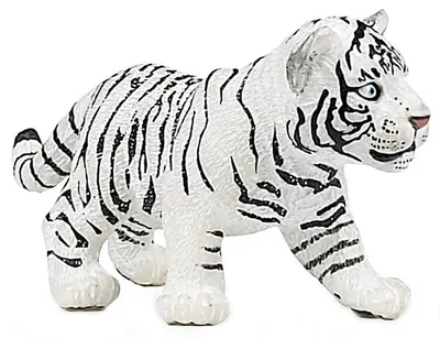 Fugurina Papo Wild Animal Kingdom – tigrisorul alb