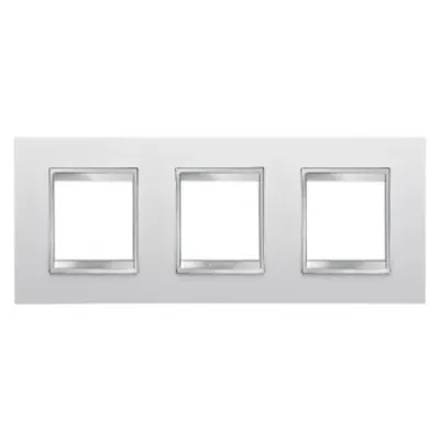 Placa ornament CProiector HORUS LUX international - IN TECHNOPOLYMER - 2+2+2 modul HORIZONTAL - WHITE - CProiector HORUS