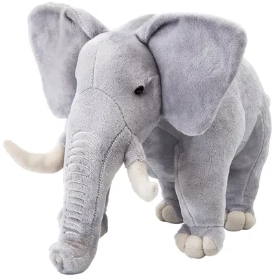 Jucărie de pluș Wild Planet - Elefant, 35 cm
