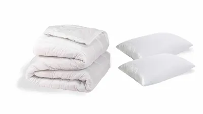 Set Confort Somnart pilota 200x220 cm + 2 perne 50x70 cm, microfibra