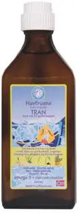 Ulei de pește Omega-3 cu curcumină, 250 ml, Havfruene Mermaids