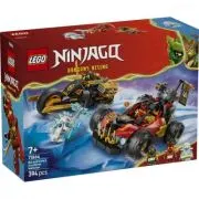 LEGO Ninjago. Vehiculele transformabile ale lui Kai si Cole 71864, 394 piese