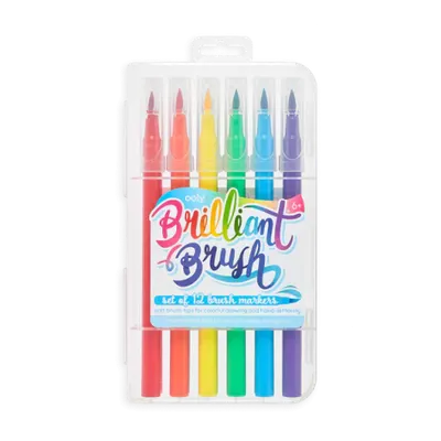 Carioci cu pensula Brilliant Brush, set de 12