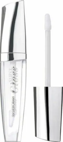 Deborah Milano Luciu de buze hrănitor Super Gloss, 01 Transparent , 4.5 g