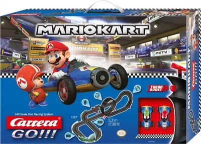 Pistă de curse Carrera Go!!! - Nintendo Mario Kart, 5.3 m