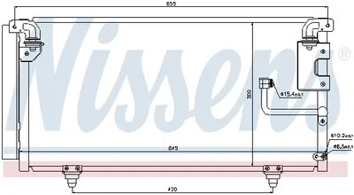 Radiator clima AC cu uscator SUBARU LEGACY IV, OUTBACK 2.0D dupa 200812.09