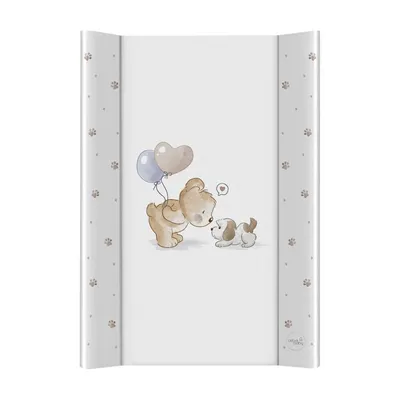 Saltea de infasat, Ceba Baby, Cu Intaritura, Pentru comode, masute de infasat si patuturi, 50x70 cm, Fara BPA, Certificata Oeko-Tex Standard 100, 0 luni+, Ultra Light Friends Forever