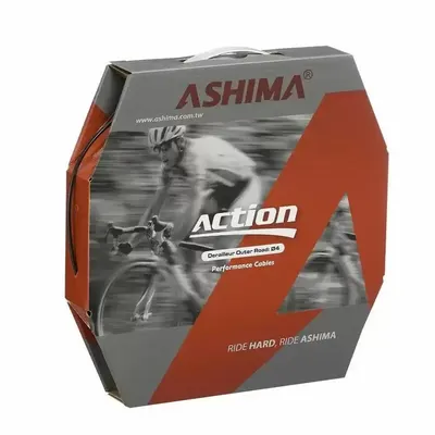 Camasa schimbător Ashima Action teflonată 4,2 mm, neagră — per metru.