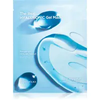 Holika Holika The Real Hyaluronic Gel Mask mască textilă hidratantă cu textura de gel 35 g