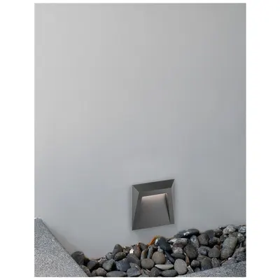 Lampa trepte LUTON Inchis Gray ABS, RC Driver Included LED 1.2 Wat 90Lm 3000K,100-220 Volt 50Hz -IP65