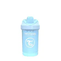 Cana cu tetina de tranzitie Twistshake Crawler Cup - Albastra, 300 ml