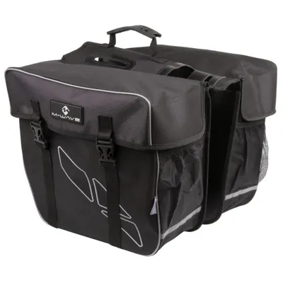 Geanta Portbagaj 2 Piese M-WAVE "AMSTERDAM DOUBLE" Negru