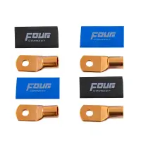 Inel terminal Four Connect, 4-690384, Stage 3, 50mm2 (1/0 AWG), Set 4 Buc, OFC