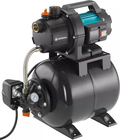 Pompă hidroforică Gardena - 3000/4, 600W, 35 m, 3000 l/h, 19 l