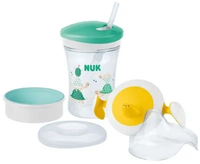 Set canite Nuk - Evolution Cups, All-in-one, neutru
