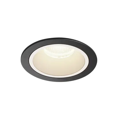 Spot incastrat, NUMINOS L Ceiling lights, black Indoor LED recessed ceiling light black/white 4000K 20°