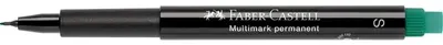 Liner permanent Faber-Castell Multimark - S, 0.4 mm, verde