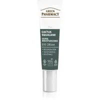 Green Pharmacy Cactus & Squalane Eye Cream hidratare și strălucire pentru pleoape și pungile de sub ochi 15 ml