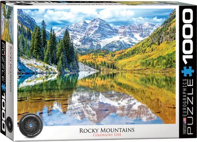 Puzzle Eurographics din 1000 de piese - Rocky Mountains, Colorado USA