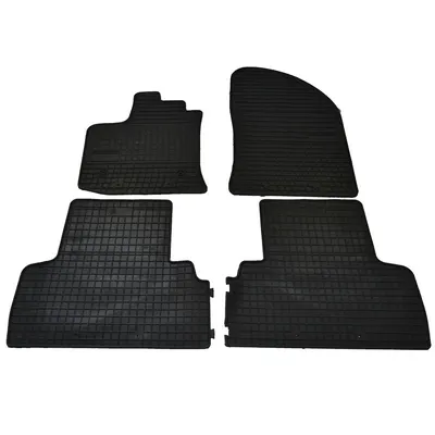 Set covorase auto din cauciuc Dacia Lodgy 2012-, presuri FROGUM, negre, 4 buc.