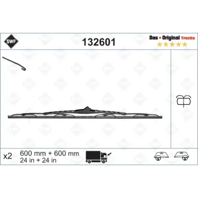 Lamela stergator SWF 132601
