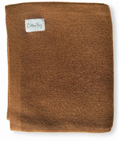 Pătură Merino Cotton Hug - 80 х 100 cm, ciocolată