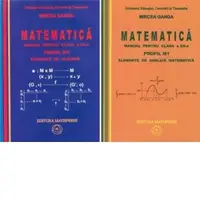 Matematica. Manual pentru clasa a XII-a, Profil M1. Volumul 1 - Elemente de algebra; Volumul 2