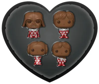 Set de mini-figurine Funko Pocket POP! Movies: Star Wars - Happy Valentine's Day Box