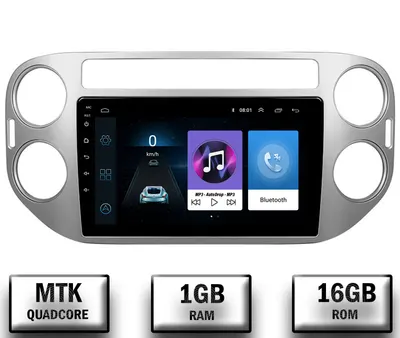 Navigatie Volkswagen Tiguan (2006-2016), Android, P-Quadcore 1GB RAM + 16GB ROM, 9 Inch - AD-BGP9001+AD-BGRKIT035