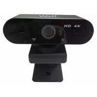 Camera web Well 4K, cu microfon WEBCAM-4K01BK-WL