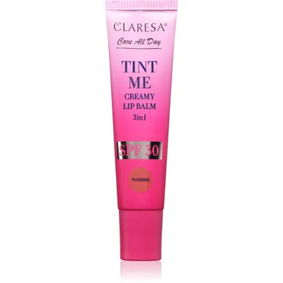 Claresa Tint Me Creamy Lip Balm balsam de buze cu efect de hidratare culoare Pudding 12 ml